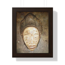 Charger l&#39;image dans la galerie, Framed Vertical Poster (Africa Mask)