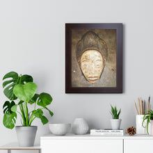 Charger l&#39;image dans la galerie, Framed Vertical Poster (Africa Mask)