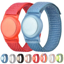 Charger l&#39;image dans la galerie, Bracelet en nylon étui de protection(enfant adulte) pour AirTag Tracker , 220mm et 170mm