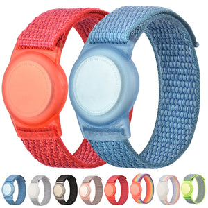 Bracelet en nylon étui de protection(enfant adulte) pour AirTag Tracker , 220mm et 170mm