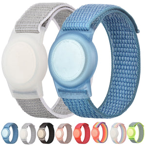 Bracelet en nylon étui de protection(enfant adulte) pour AirTag Tracker , 220mm et 170mm