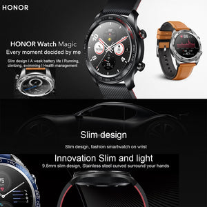 HUAWEI Honor Magic Fashion Wristband Bluetooth Fitness Tracker Smart Watch, Support GPS / Heart Rate / Altimeter / Exercise / Pedometer / Call Reminder / Barometer