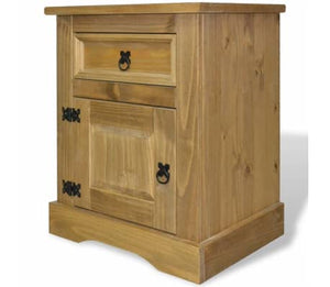 Armoire de chevet en pin mexicain  20,9 "x15,4" x26,4 "