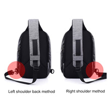 Charger l&#39;image dans la galerie, Multi-Function Portable Casual Chest Bag Outdoor Sports Anti-theft Shoulder Bag with External USB Charging Interface for Men / Women