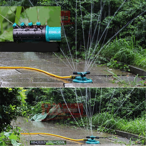 Buse rotative automatique de jardin. Arroseur automatique rotatif à 360 degrés, Buse d'arrosage pour pelouse,  avec connecteur de tuyau d'eau 1/2 pouce et 3/4 pouce