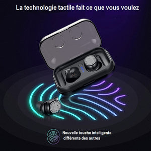 Écouteur Bluetooth 5.0 sans fil, tactile , étanche
