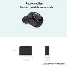 Charger l&#39;image dans la galerie, Écouteur Bluetooth sans fil, Bluetooth 5.0 avec boîte de chargement magnétique, prise en charge de la conversation bidirectionnelle