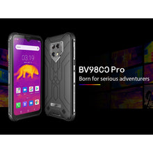 Charger l&#39;image dans la galerie, Blackview BV9800 Rugged Phone, 6GB+128GB ,Waterproof Dustproof Shockproof, Triple Cameras, Face &amp; Fingerprint Identification, 6.3 inch Android 9.0 Pie Helio P70 Octa Core up to 2.1GHz, NFC, Wireless Charge, Network: 4G