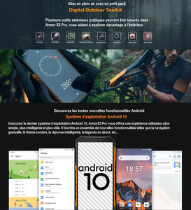 Téléphone robuste Ulefone Armor X5 Pro, 4 Go + 64 Go