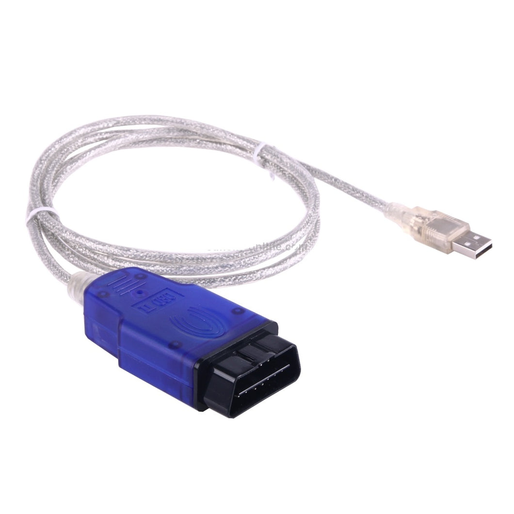 Câble de diagnostic USB 2.0 KKL VAG-COM pour VW / Audi 409.1 ,Volkswagen , Skoda ,Siège (bleu)