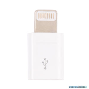 Mini adaptateur micro USB femelle vers 8 Pin  mâle (blanc)