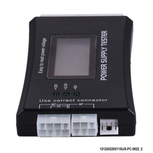 Outil de test de Diagnostic de mesure de puissance,Écran LCD numérique ,ordinateur PC 20/24 broches, testeur d'alimentation vérificateur