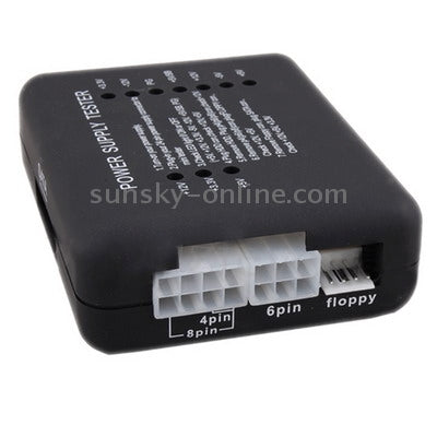 Testeur d'alimentation PC 20/24 Pin PSU ATX SATA HD, Écran LCD numérique PC  Ordinateur,testeur de courant pour téléphones mobiles
