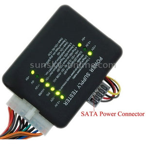 Testeur d'alimentation PC 20/24 Pin PSU ATX SATA HD, Écran LCD numérique PC Ordinateur,testeur de courant pour téléphones mobiles...