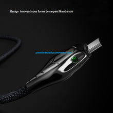 Charger l&#39;image dans la galerie, Câble de données en forme de serpent Benks 5A USB-C / Type-C, longueur: 1,2 m