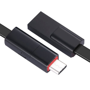 Câble de données de charge et de synchronisation réparable,USB vers USB-C ...