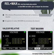 Charger l&#39;image dans la galerie, 2 en 1 oscilloscope multimètre 2,4 pouces écran couleur mètre testeur de fréquence de résistance numérique 1MHz 2.5Msps mètre