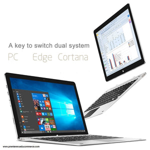 Teclast Tbook 12 Pro Tablet, 12,2 pouces, 4 Go + 64 Go Windows 10 Édition Familiale + Système d'exploitation Android 5.1, Intel Cherry Trail X5, RAM: 4 Go, Support OTG, WiFi, Bluetooth 4.0, Sortie HDMI...