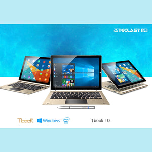 Tablette Teclast Tbook 10 Dual OS 2 en 1, R0M: 64 Go 10,1 pouces Android 5.1 + Windows 10 Intel Cherry Trail X5-Z8300 64 bits X86 1.84GHz, RAM: 4 Go